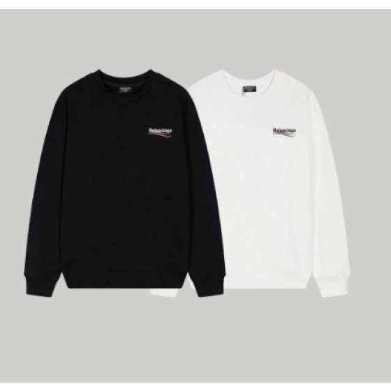 Balenciaga's popular classic wave print crewneck sweatshirt